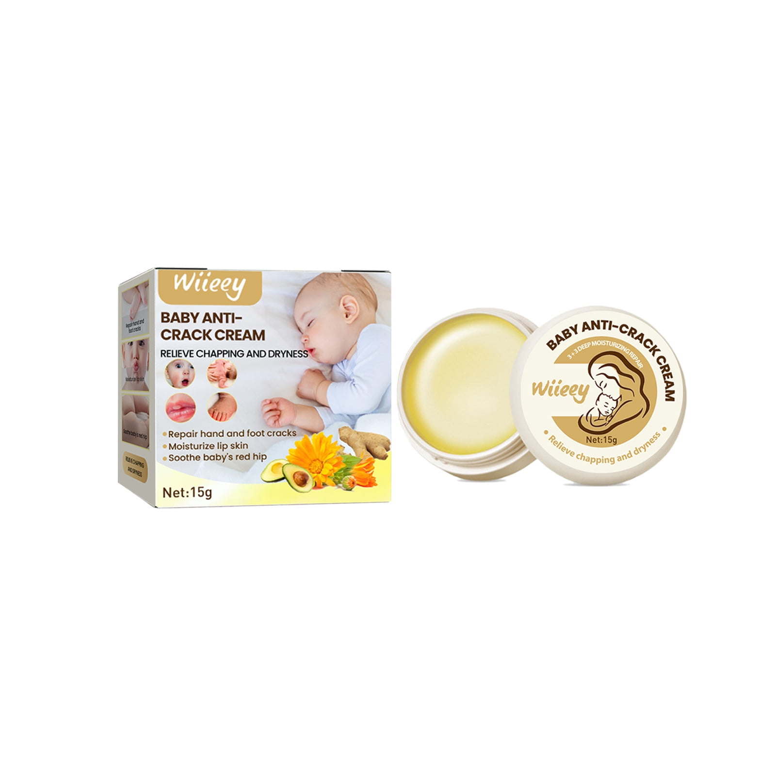 Baby Calendula Moisturizing Cream Hydrates Soft, Sensitive Skin
