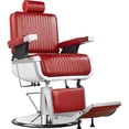 thumbnail image 1 of Sillon Premium Barberia Nanofort Silla Reclinable Giro 360 Neumatica Vino, 1 of 9