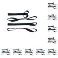 thumbnail image 3 of Riwesomey Tira de arrastre de nailon para playa, 4 Uds., estable y duradera para un rendimiento sólido, cordones pesados para colgar, negro * 2.5 * 46 cm 10piezas, 3 of 6
