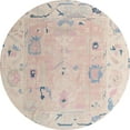 thumbnail image 1 of Ahgly Company Machine Washable Indoor Round Abstract Tan Brown Area Rugs, 8' Round, 1 of 7