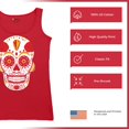 thumbnail image 6 of Kansas City Sugar Skull Women's Tank Top KC Die-Hard Football Fan Tailgating, 6 of 7