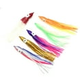 thumbnail image 4 of 120mm Luminous Octopus Lure Squid Rubber Fishing Trout Swing Lure 5Pcs, 4 of 7