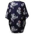 thumbnail image 2 of FashionOutfit Women's Loose Floral Super Light Kimono Cardigan Blouse Top MADE in USA, 2 of 3