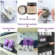 Lavender Sachet - Moth Repellent Sachets (8 Pack) Home Fragrance for Drawers and Closets. Natural Clothes Moths Repellant Dried Lavendar Flowers with Long-Lasting Aroma