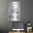 thumbnail image 5 of Luxe Metal Art 'Distillery Apparatus Blueprint Patent White' Metal Wall Art, 24"x36", 5 of 7