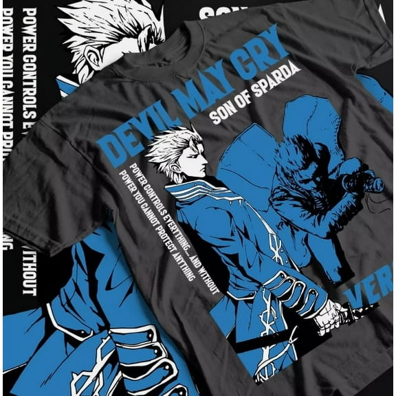 Devil May Cry virgil Unisex Men's Cotton T-Shirt All Size