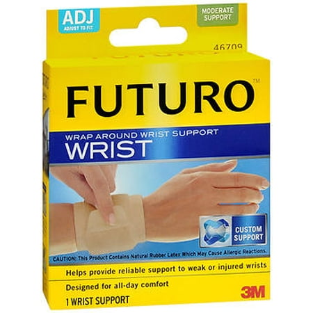 Futuro Wrap Around Wrist Support Adjust To Fit 1 Size - (Best Wrist Wraps 2019)