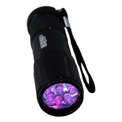 LED Ultra Violet UV 365nm Blacklight Flashlight Inspection Lamp Torch Useful S&K 