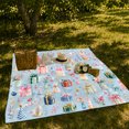 thumbnail image 7 of YShenghong Whimsical Presents Cakes And Party Hats Pattern Printed Flannel Blanket, 7 of 7