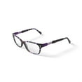 thumbnail image 2 of Apple Bottoms Women's AB782 Rectangular Prescription Eyeglasses with Case, Purple, 2 of 6