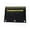 blackshadow-yellow, variant on SUTENGDA Fabric Pencil Pouch with 3 Binder Holes Black Binder Pencil Case with Smooth Zipper Clear Window Pencil Case for Binder Big Capacity 3 Ring Binder Pencil Bag with 3 Reinforced
