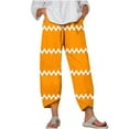 thumbnail image 1 of Pantalones de Mujer Traje Verano Cómodo de Moda Impreso Pantalones Recortados, Pantalones Elásticos Casuales, 1 of 5
