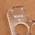 thumbnail image 3 of Clear Acrylic Circle Template for Leather Style Pattern Drawing Ruler Regular, 3 of 9