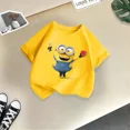 thumbnail image 3 of Camiseta de algodón de verano para niños con diseño de Papá Despicable, cómoda e informal, para bebés, con los Minions divertidos, para niños y niñas, 3 of 5