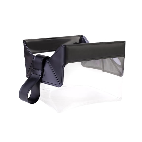 Portable Clear Magnetic Closure Travel Cosmetic Organizers Bag Constructed from PVC Materials