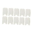 thumbnail image 2 of KLKCMS 10 Pieces Double Sided ID Card Holder Heavy Duty for Access Cards Staff Work White, 2 of 9