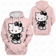 thumbnail image 3 of Automne Y2k Chandail à Capuche Femme Jeune Dame Imprimé Hello Kitty Imprimé Chandail à Capuchon Oversize Esthétique Hoody Chandail Hauts HOEMLIN, 3 of 6