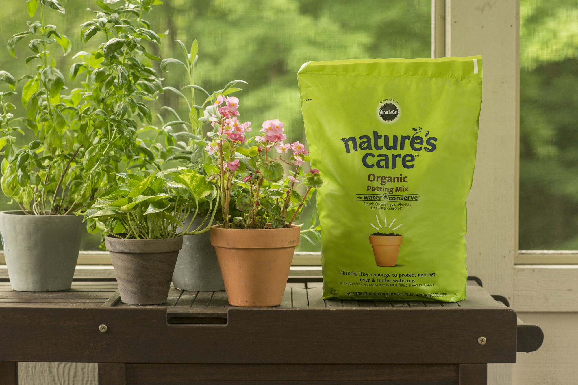 miracle gro nature's care organic potting mix aquarium