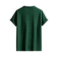thumbnail image 7 of Luvrsol Tshirts for Men Stretch Solid Crew Neck Basic Tee Flexible Soft Layering Daily Undershirts S-2XL, 7 of 7