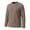 tops117-Coffee, variant on UAYOTSE Boys Crew Neck Long Sleeve Striped Shirt Soft Breathable Casual Layering Tee for Kids Daily Outfit