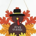 thumbnail image 6 of ​Hand-Carved Wooden Turkey Door Hanger - Thanksgiving Fall Decor for Indoor & Outdoor, Premium Holiday Front Door Ornament with Rustic Farmhouse Style​​ colours, 6 of 6