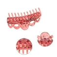 thumbnail image 2 of Unique Bargains 1 Pc Fashion Corrugated Edge Hair Clips Hairdo Clip Red, 2 of 5