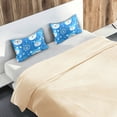 thumbnail image 5 of Yayeee Pillowcase Standard Size Set of 2 Satin Wrinkle Resistant Pillow Case, Blue Bears, 5 of 8