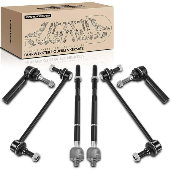A-Premium 6Pcs Suspension Kit, Front Sway Bar Link, Inner Outer Tie Rod End, Compatible with Dodge Journey 2009-2018