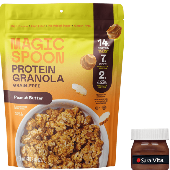 Magic Spoon Grain-Free Peanut Butter Protein Granola Bag, 8 oz