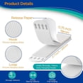 thumbnail image 3 of Genreen Large Picture Hanging Strips Heavy Duty - 40x Strips(20 Pairs), Wall Hanging Advesive Strips for Damage-Free Picture Hanger, Mounting of Photos, Frames, and Wall Decor, 3 of 8