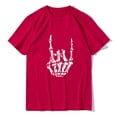 thumbnail image 6 of Printed short sleeved round necked T-shirt with pattern printed loose casual summer short sleeved top T-shirt, 6 of 9