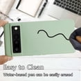 thumbnail image 5 of Designed for Google Pixel 7 Pro 2022 Case,Slim Liquid Silicone Rubber Shockproof Phone Cover with Wrist Strap Soft Anti-Scratch Microfiber Lining Protection Case for Google Pixel 7 Pro (Green), 5 of 15