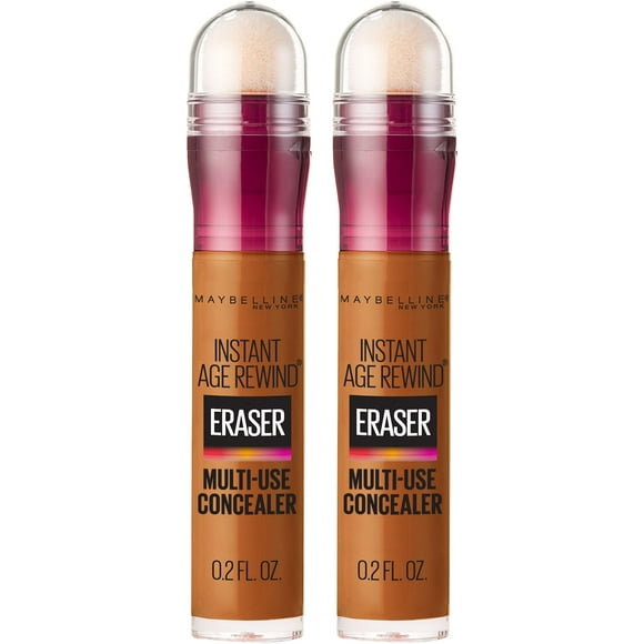 Maybelline Instant Age Rewind Eraser Dark Circles Treatment Concealer, Hazelnut, 0.2 Fl Oz (2 Count) (Packaging May Vary)