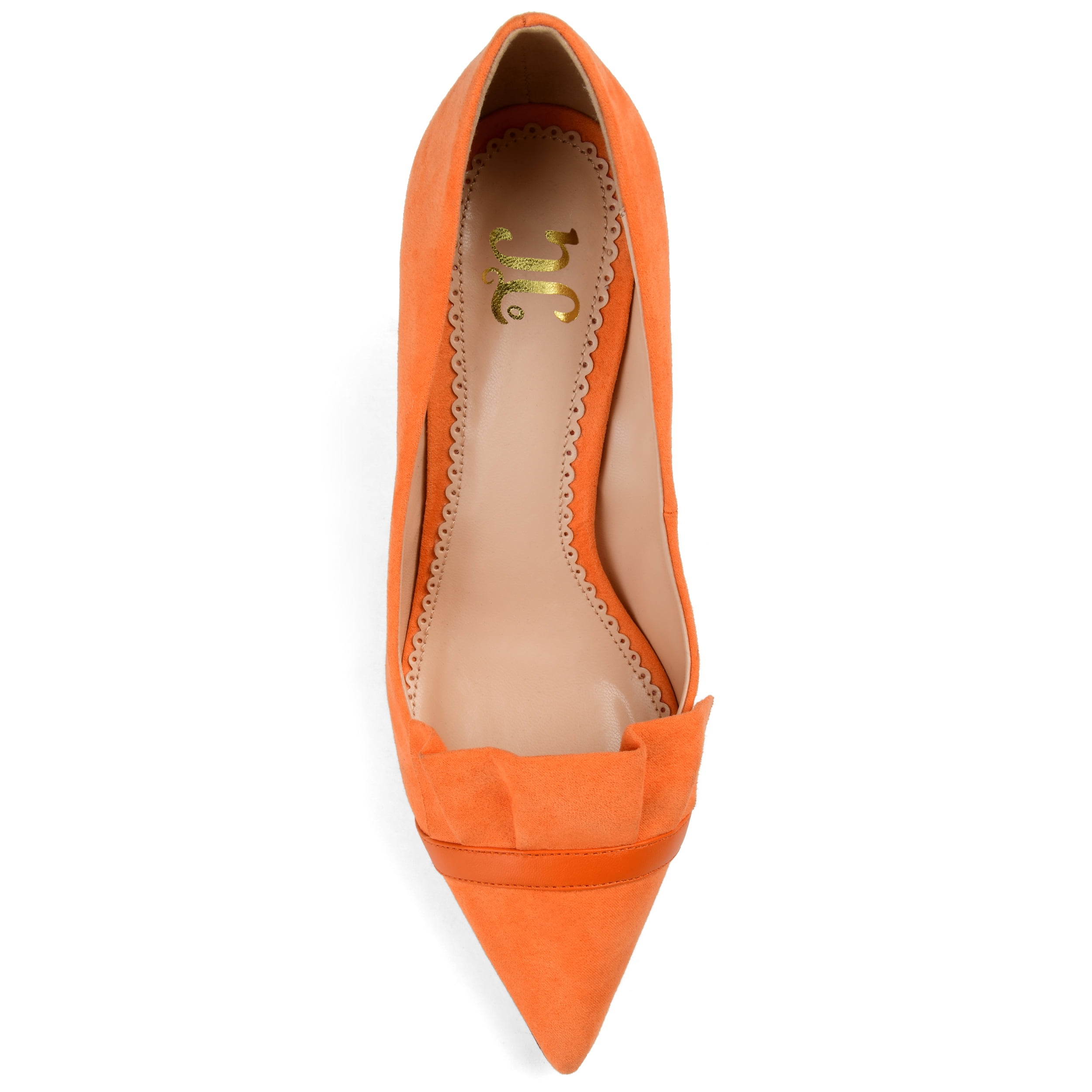 Journee Womens Marek Pointed Toe Mid Heel Pumps