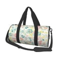 thumbnail image 1 of Fotbe Watercolor Wildflowers Bolsa Deportiva de Lona Plegable con Estampado, Bolsa de Gimnasio con Bolsillo Seco/Húmedo, Bolsa de Viaje Ultraligera de Gran Capacidad, 1 of 6