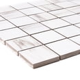 thumbnail image 4 of The Tile Life Soho 2" x 2" Greige Matte Dolomite Marble Look Mosaic Floor and Wall Tile Case of 4, 4 of 7