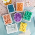thumbnail image 6 of Tizuqe Fairy Shaped Fondant Silicone Mold Cake Chocolate Mold Soap Moulds Candle Molds for Epoxy Clay Making 19 Styles Choose, 6 of 21