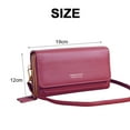 thumbnail image 2 of PU touch-screen mobile phone bag women's small slung bag with mobile phone., 2 of 5