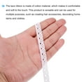 thumbnail image 4 of Uxcell Lace Ribbon 30 Yards 0.39 Inch Cotton Lace Trim for Craft,Gift Wrappers,Headbands,White Style 1, 4 of 5