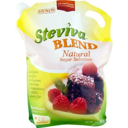 Steviva Blend - Erythritol, Stevia Blend NonGMO Low Carb Sweetener (5 lb