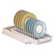 thumbnail image 1 of Estante de almacenamiento extraíble para gabinete de cocina con escurridor - Cajón organizador extraíble resistente para despensa, esponjas, cepillos y herramientas de limpieza, blanco, 1 of 1