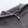 thumbnail image 4 of Vedolay Fall Tops for Women Lightweight Sweaters Long Sleeve Crew Neck Color Block Striped Pullover Tops,B L, 4 of 5