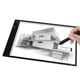 thumbnail image 2 of Caja de luz LED portátil ultradelgada A4 con cable de alimentación y brillo regulable, tablero de estarcido para dibujo, mesa de animación con luz regulable (tres niveles de ajuste)., 2 of 4