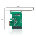 thumbnail image 5 of PCIE a 2 puertos Tarjeta de expansión SATA 6GBPS PCI Express SATA 3.0 Tarjeta controladora JShteea El nuevo, 5 of 5