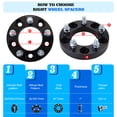 thumbnail image 2 of Gsuatey 4pcs 1" Flange Wheel Adapter 5x5 To 5x4.75/ 5x127 To 5x120.7 Spacers 12x1.5 Double Head Bolts 87.1mm Center Hole Diameter, 2 of 12