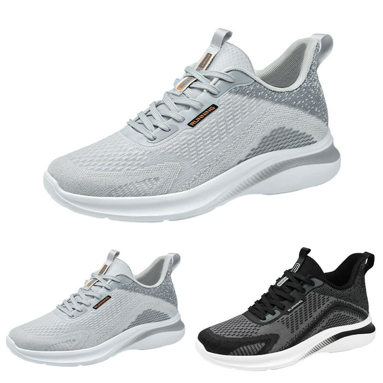 Durtebeua Men s Tennis Athletic Indoor Outdoor Pickleball Shoes with Arch Fit Support Sneaker Grey 8.5 Walmart