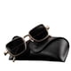 thumbnail image 3 of Gafas de sol para hombre, estilo retro, con borde grueso, con caja de metal, modernas gafas de sol con protección UV, 3 of 5