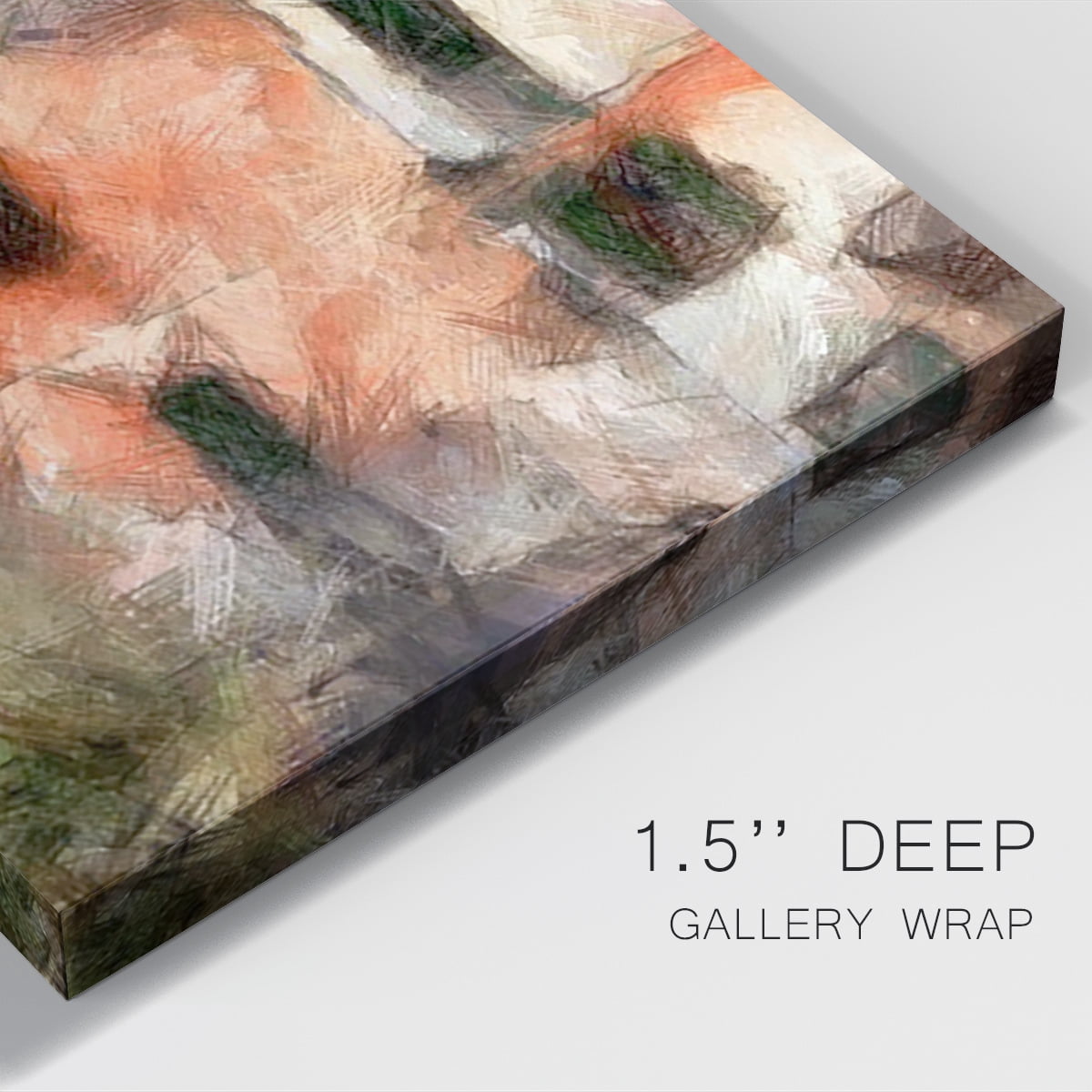 Stacked Houses IV Premium Gallery Wrapped Canvas - Ready to Hang