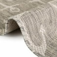 thumbnail image 6 of Unique Loom Outdoor Coastal Collection Area Rug - Ahoy (2' x 8' Runner Gray/Ivory), 6 of 11