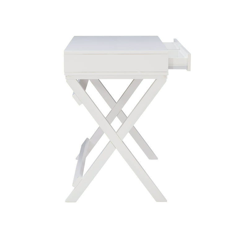 Linon paige white writing desk online